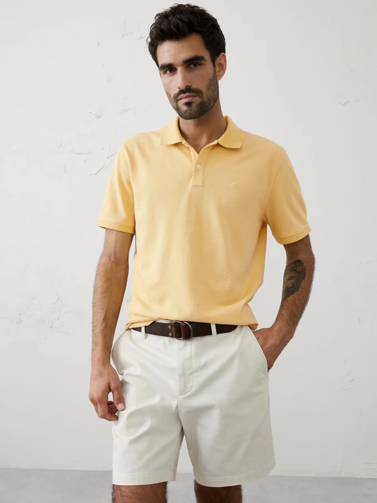 Standard-Fit Pique Polo by Banana Republic
