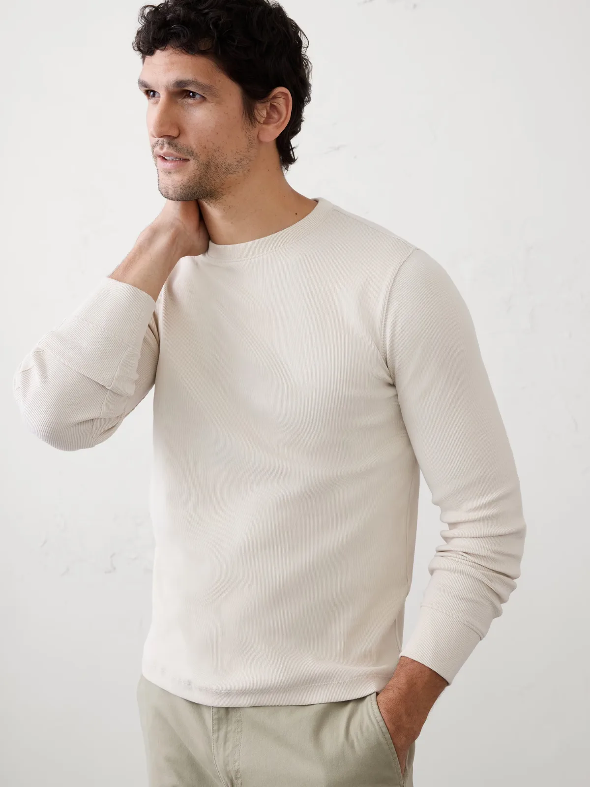 Mini Ribbed T-Shirt by Banana Republic
