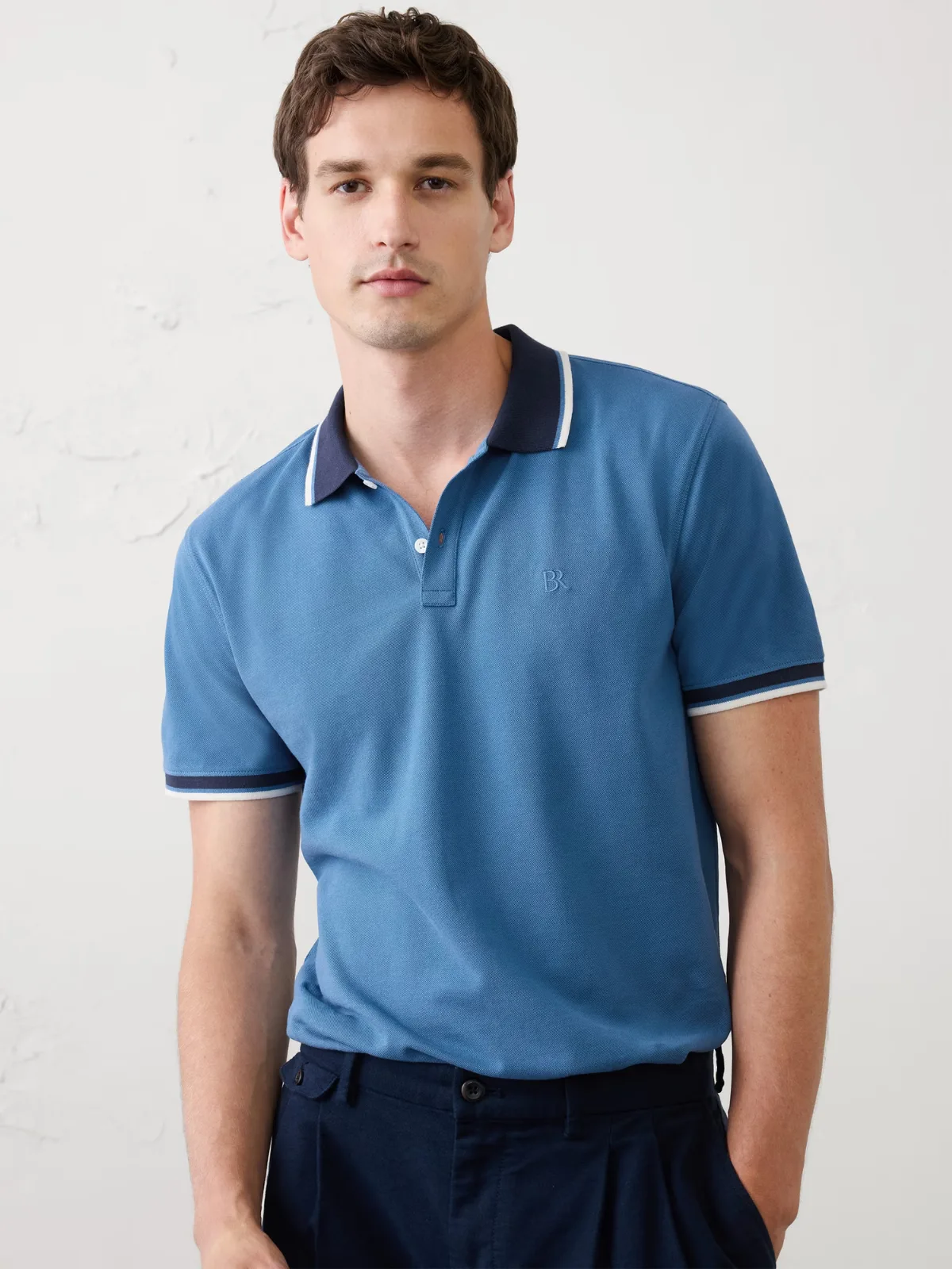 Standard-Fit Cotton Pique Polo