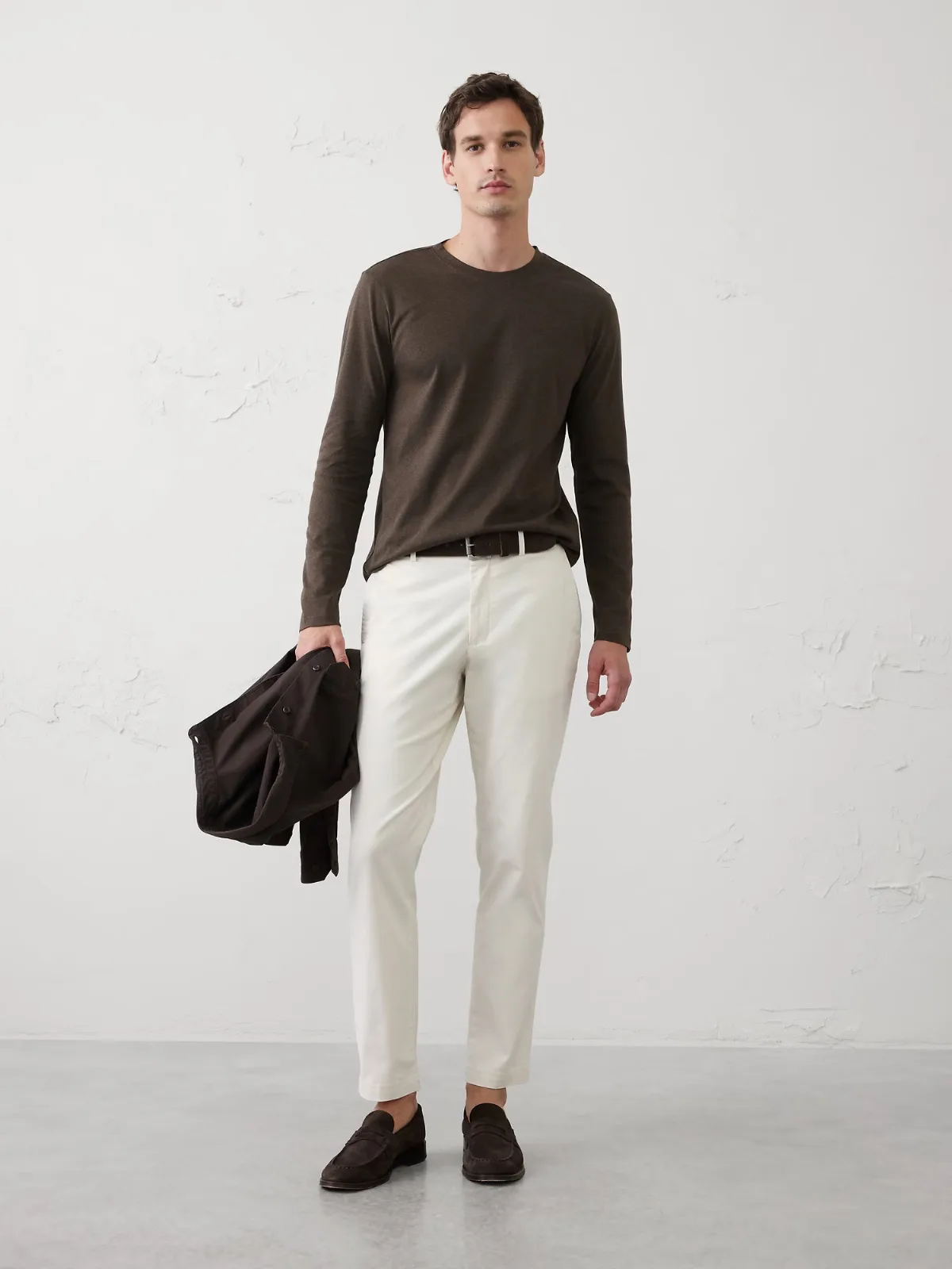 Slim-Fit Luxe Touch Long-Sleeve T-Shirt