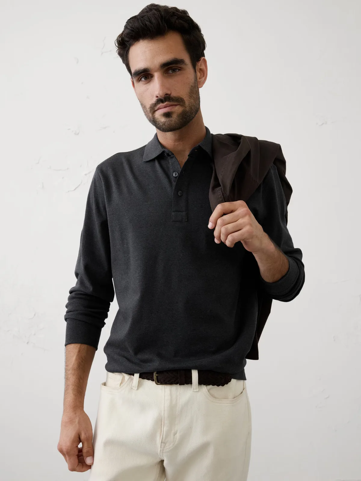 Standard-Fit Luxe Touch Polo by Banana Republic