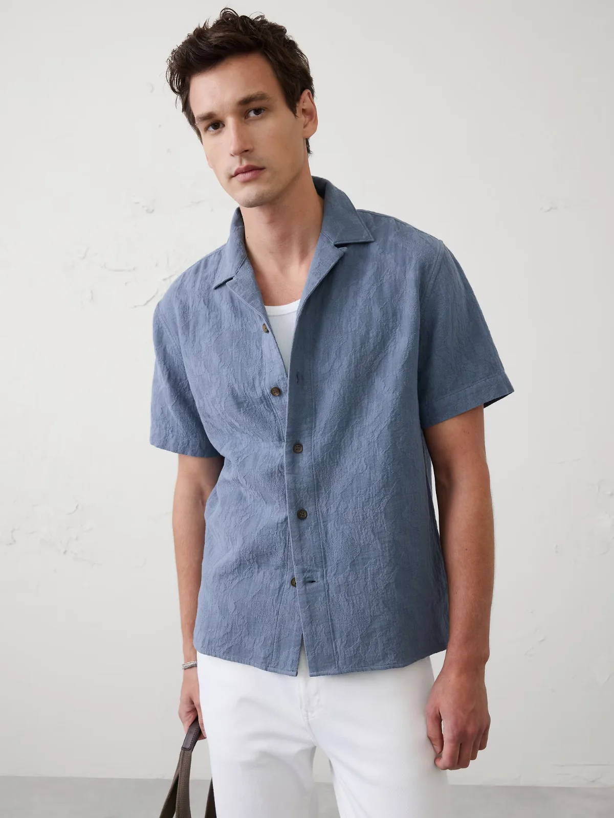 Standard-Fit Coastal Resort Shirt