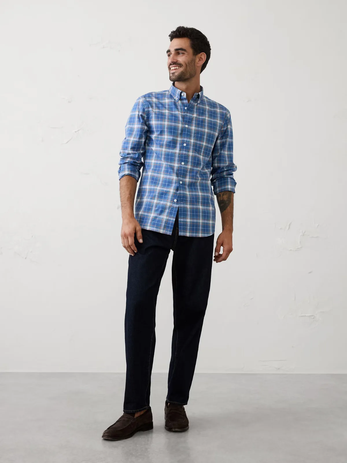 Slim-Fit Softwash Cotton Shirt by Banana Republic