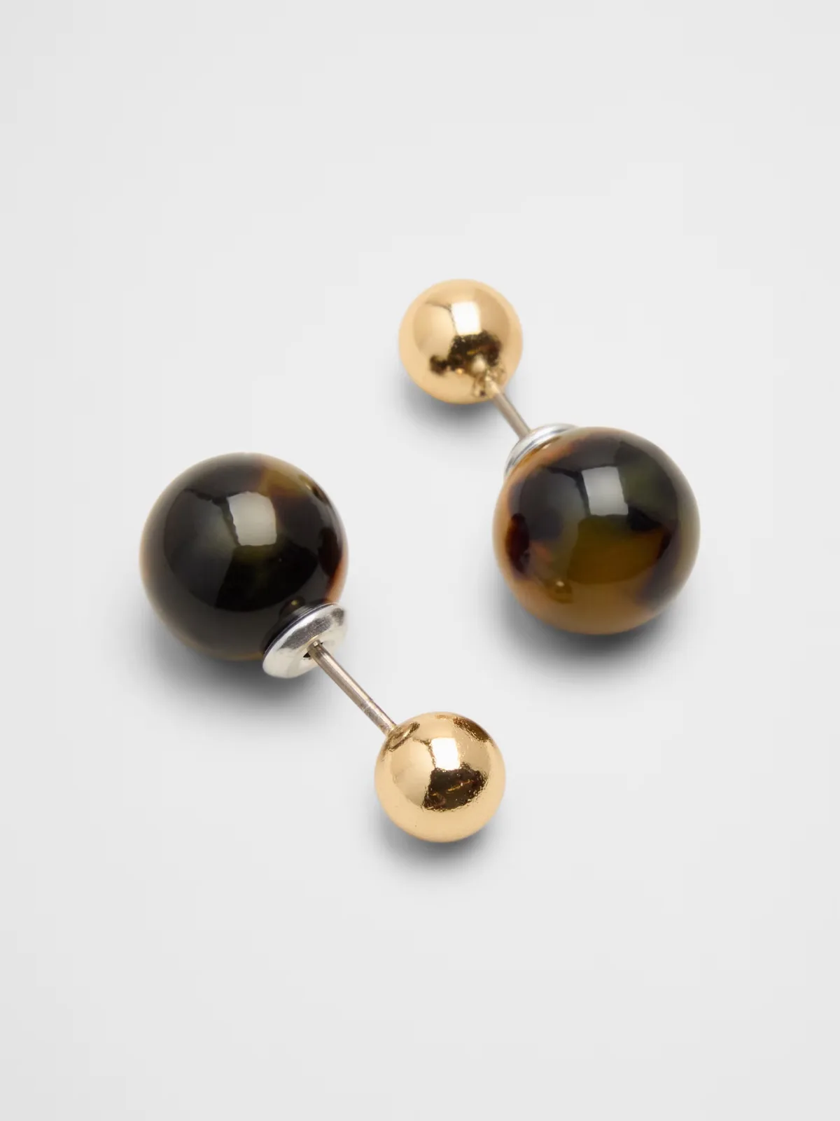 Tort Round Resin Stud Earrings by Banana Republic