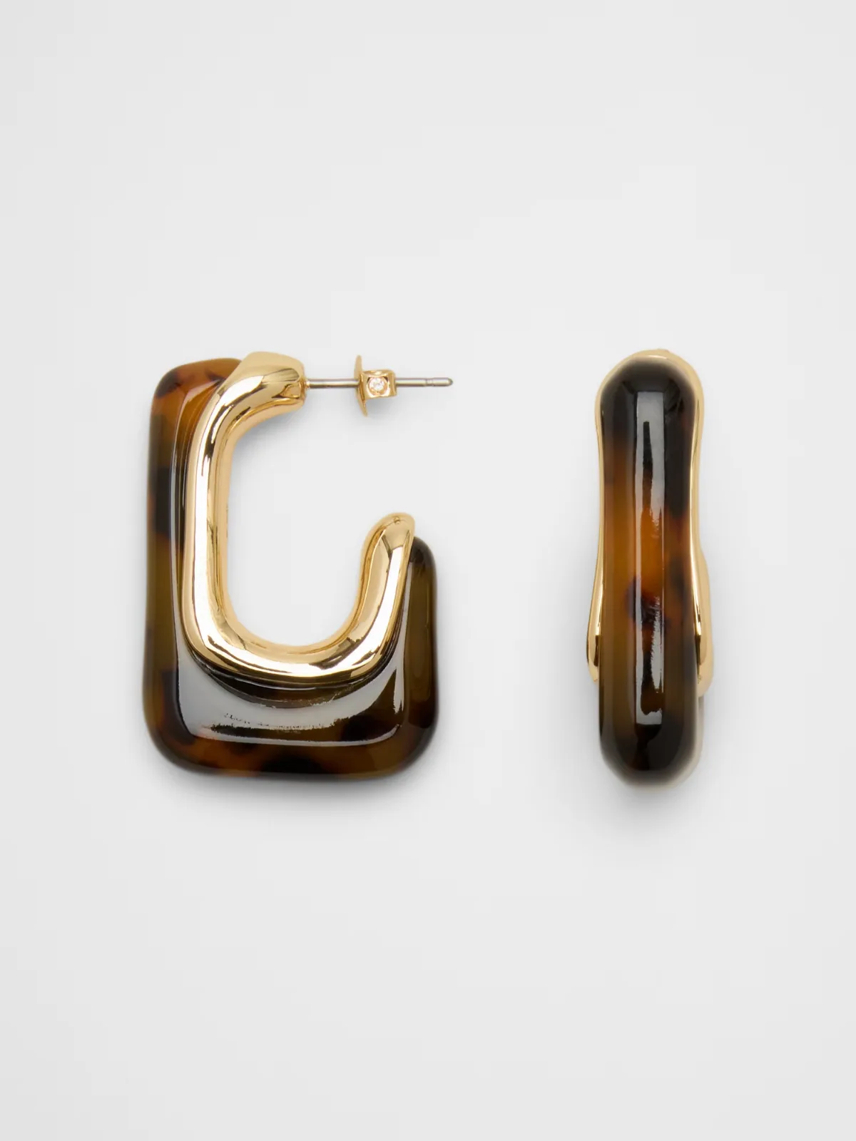 Squared J Resin Earrings by Banana Republic