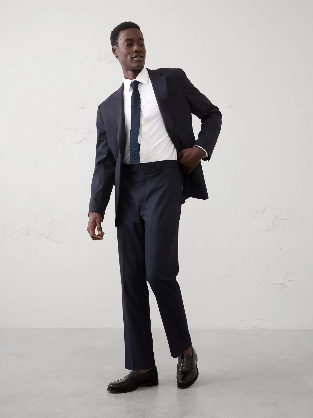 Luxe Hopsack Suit Trouser by Banana Republic