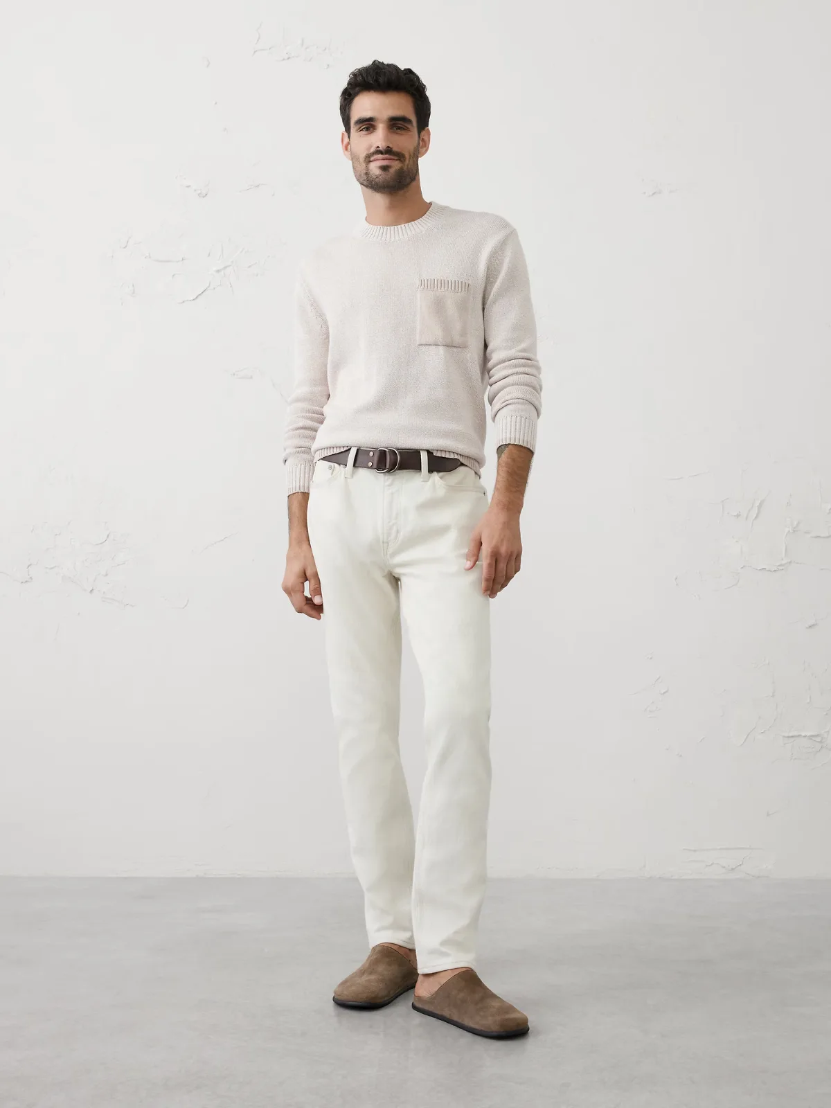 Contrast Pocket Sweater by Banana Republic
