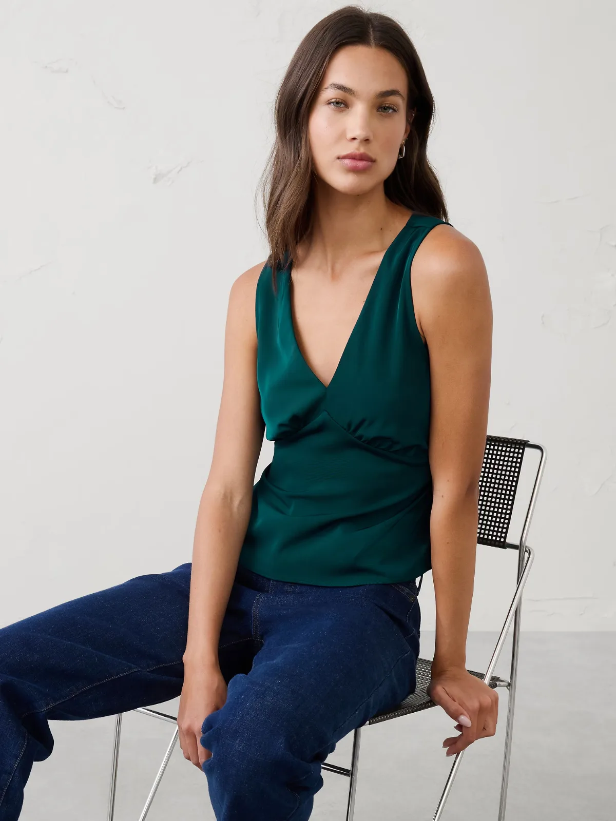V-Neck Top by Banana Republic