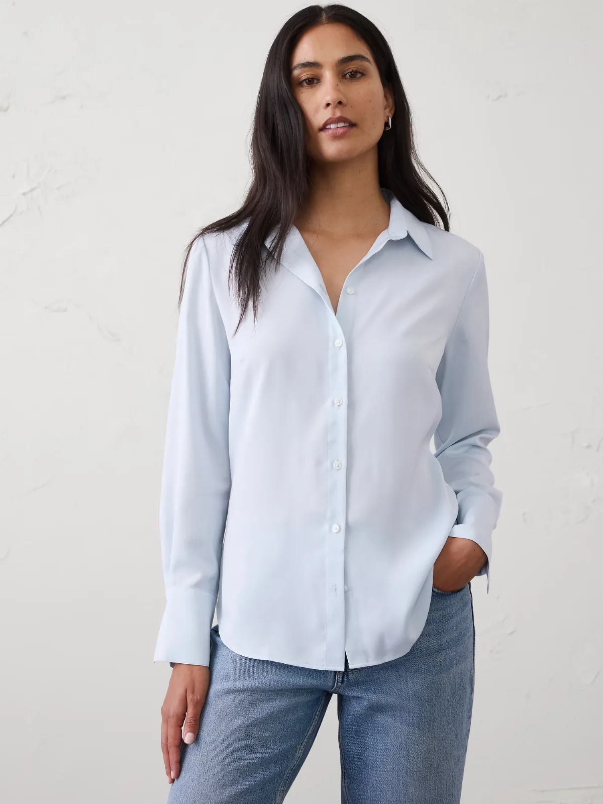 Silky Classic Shirt by Banana Republic
