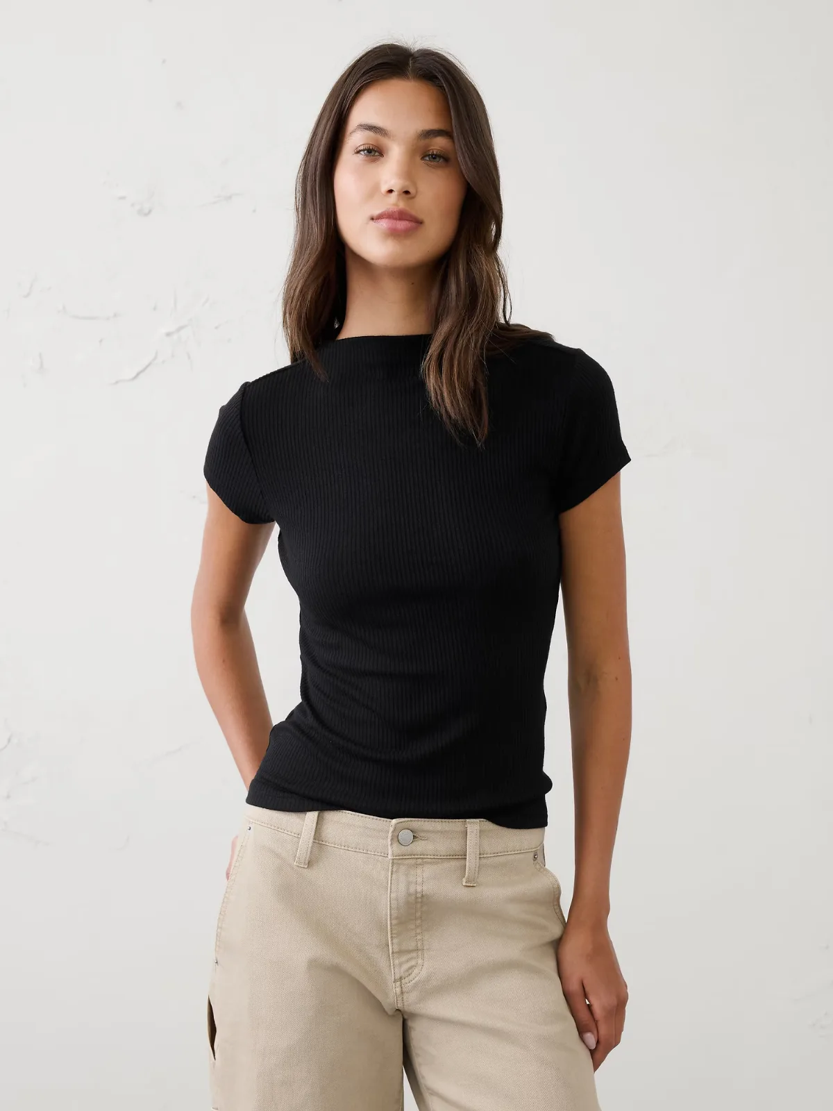 Soft Luxe Ribbed T-Shirt