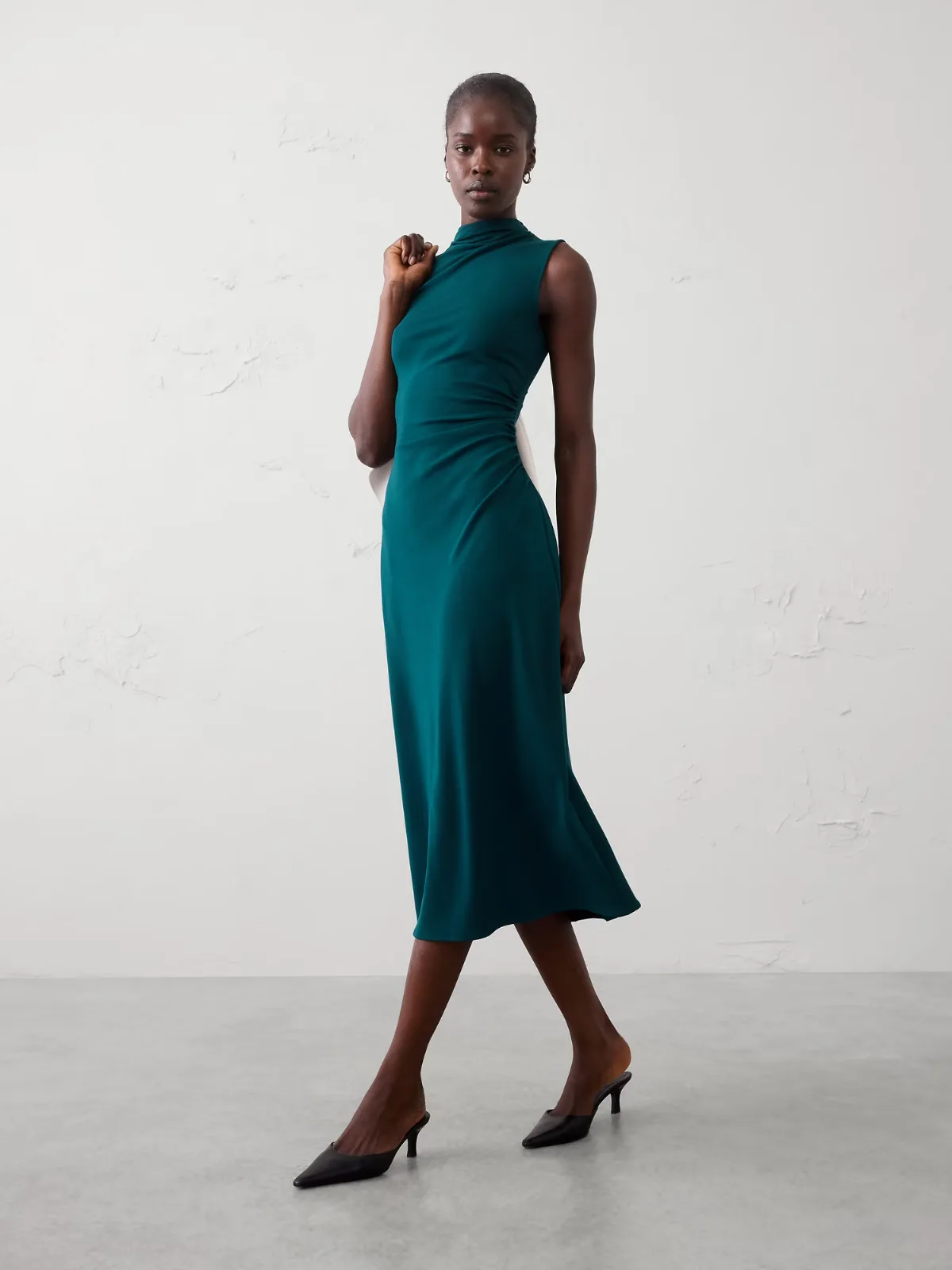Cozy Ribbed Maxi Dress by Banana Republic