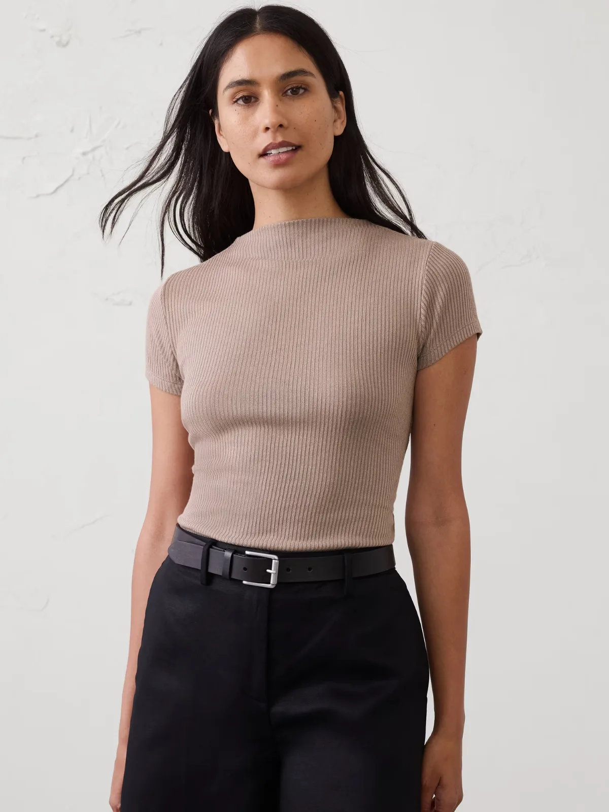 Soft Luxe Ribbed T-Shirt
