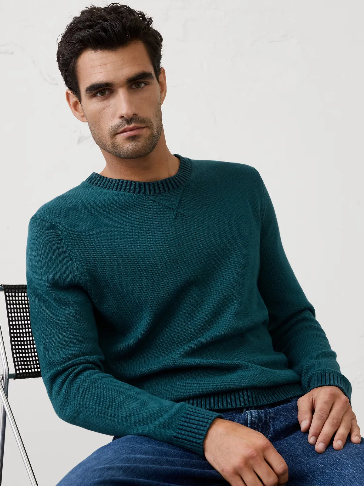 Textured Knit Sweater by Banana Republic