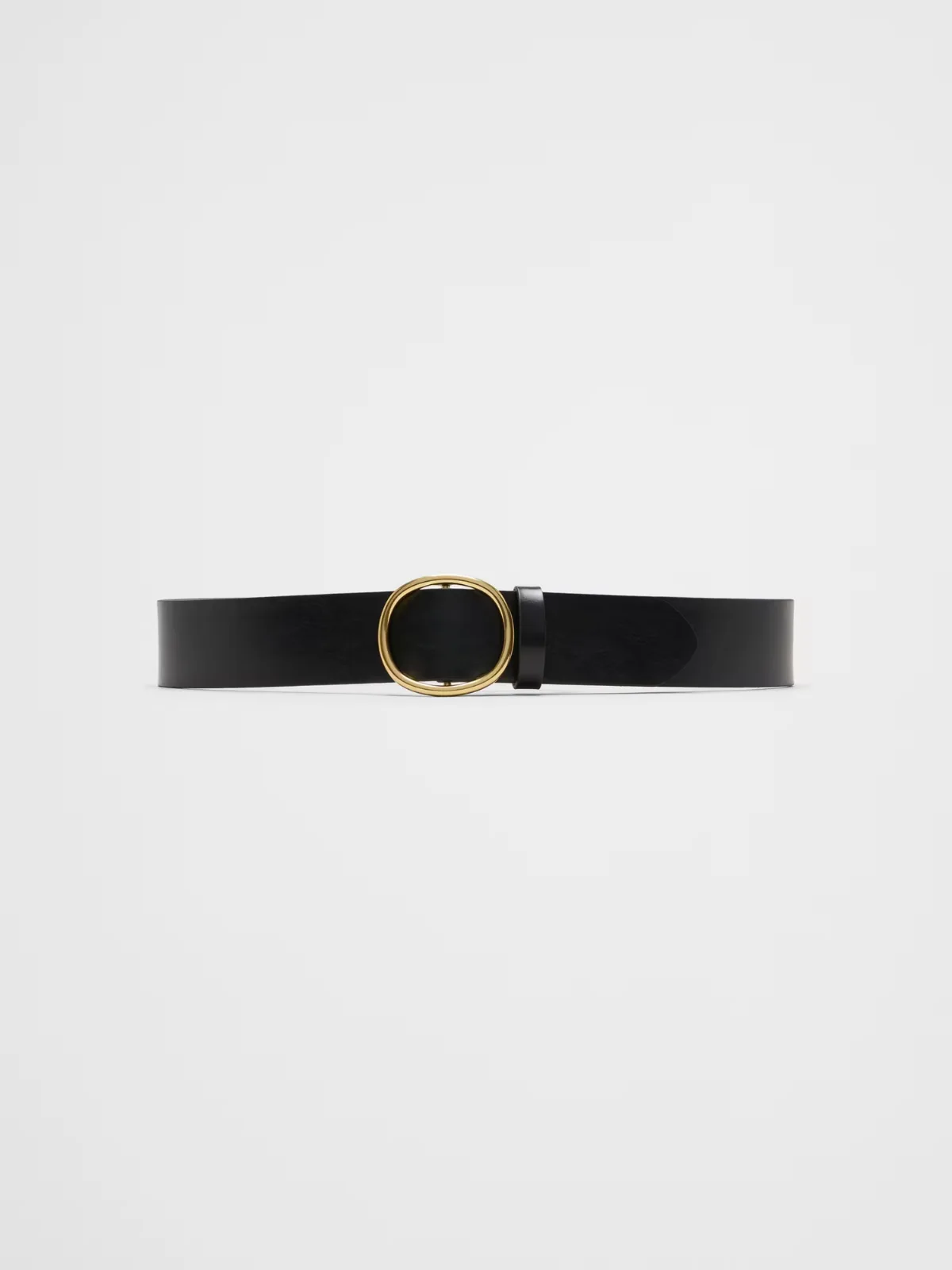 Wide Vegan Oval Buckle Belt by Banana Republic