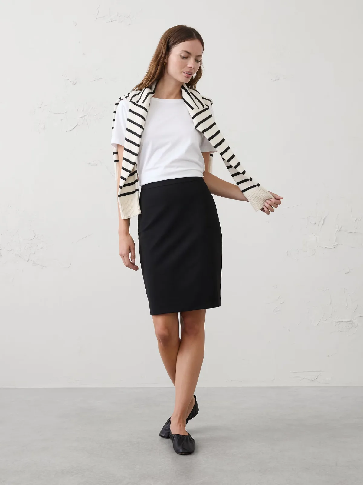 Grasim Knee-Length Skirt by Banana Republic
