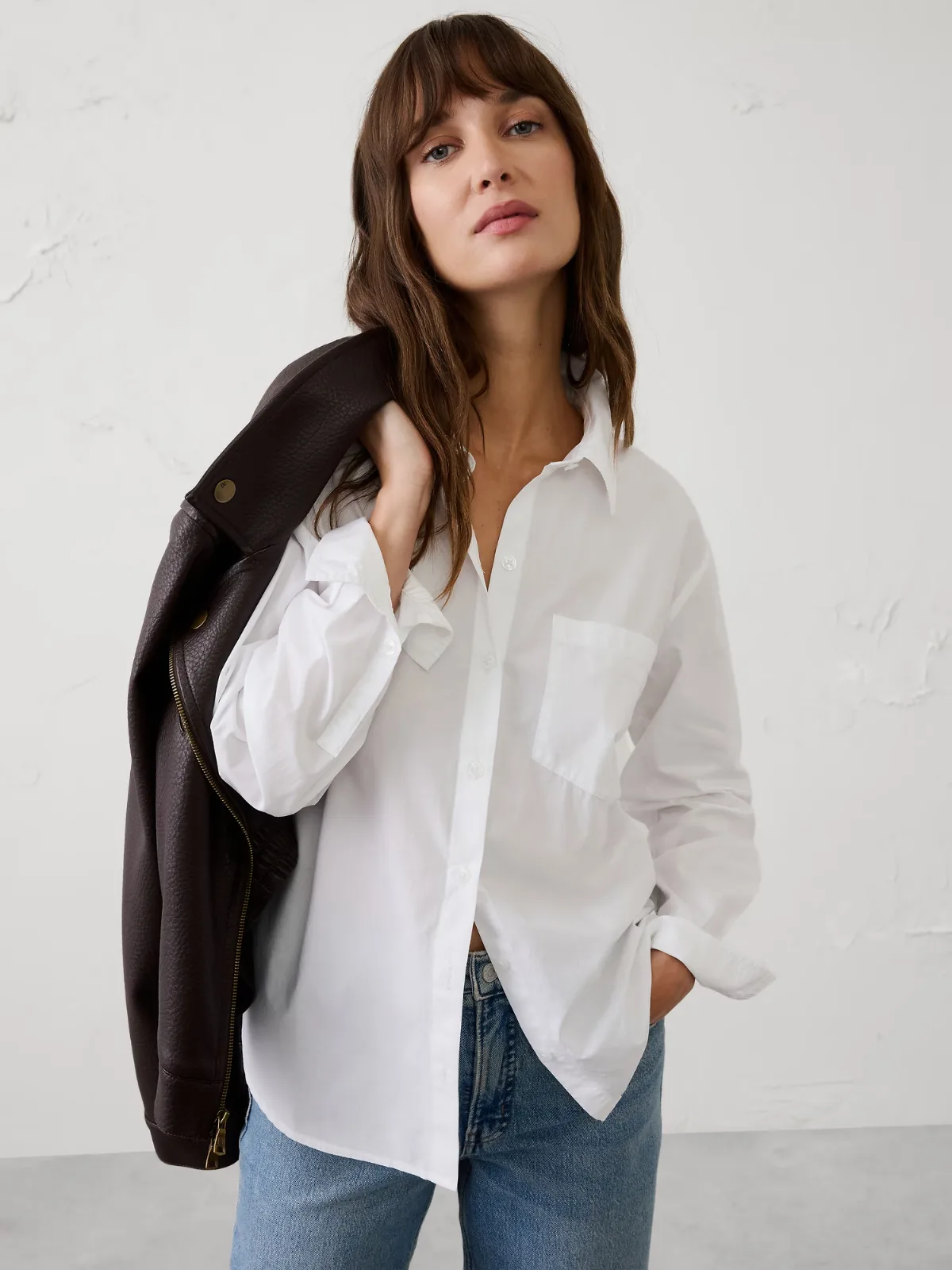 Perfect Poplin Shirt by Banana Republic