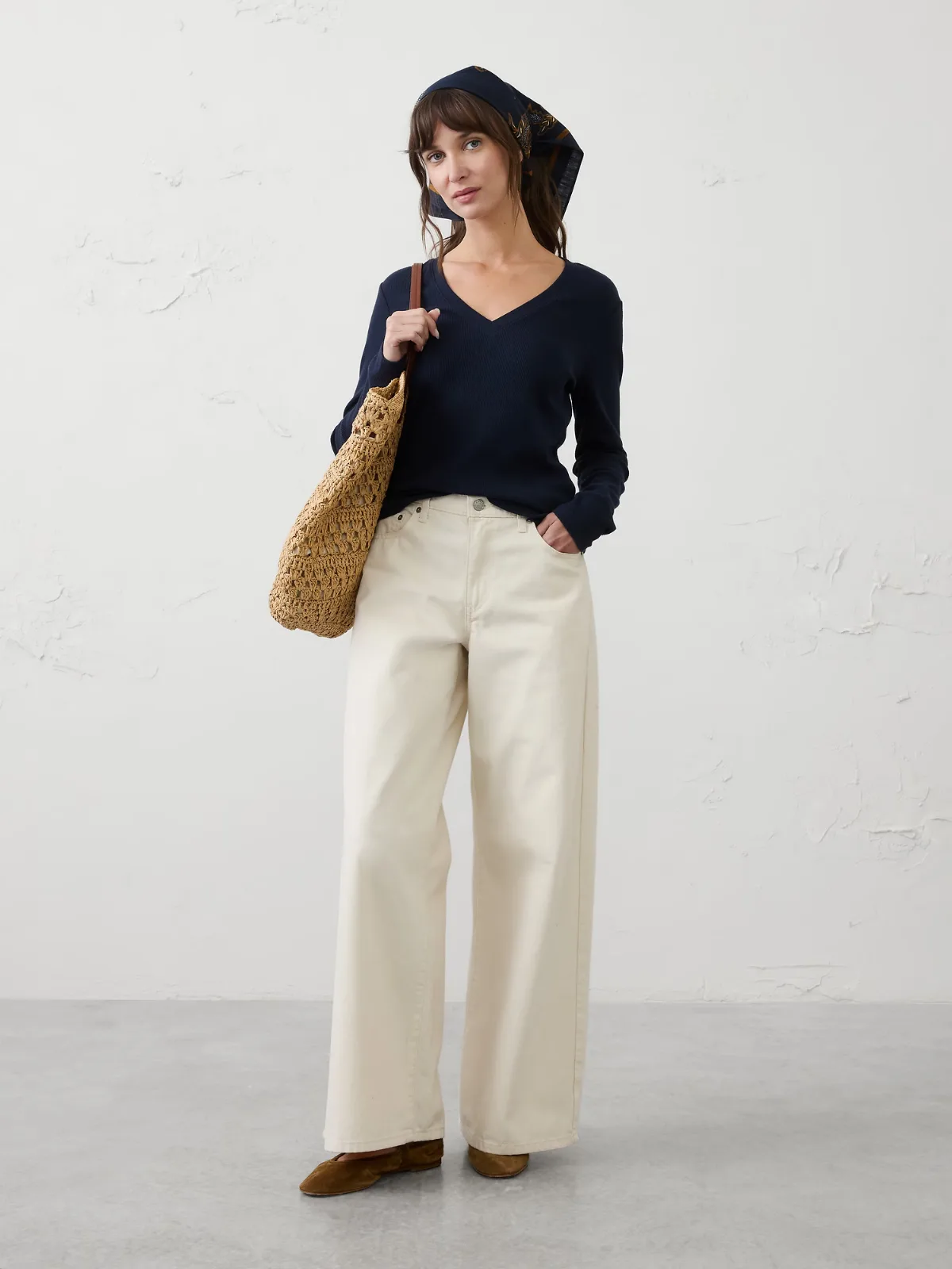 Waffle Knit T-Shirt by Banana Republic