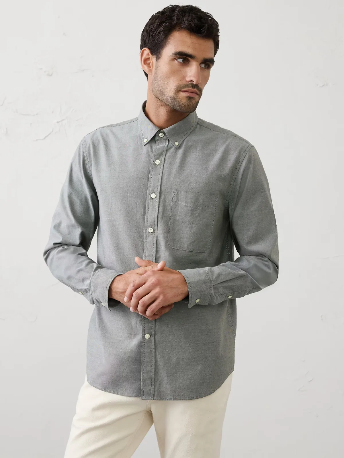 Standard-Fit Oxford Shirt by Banana Republic