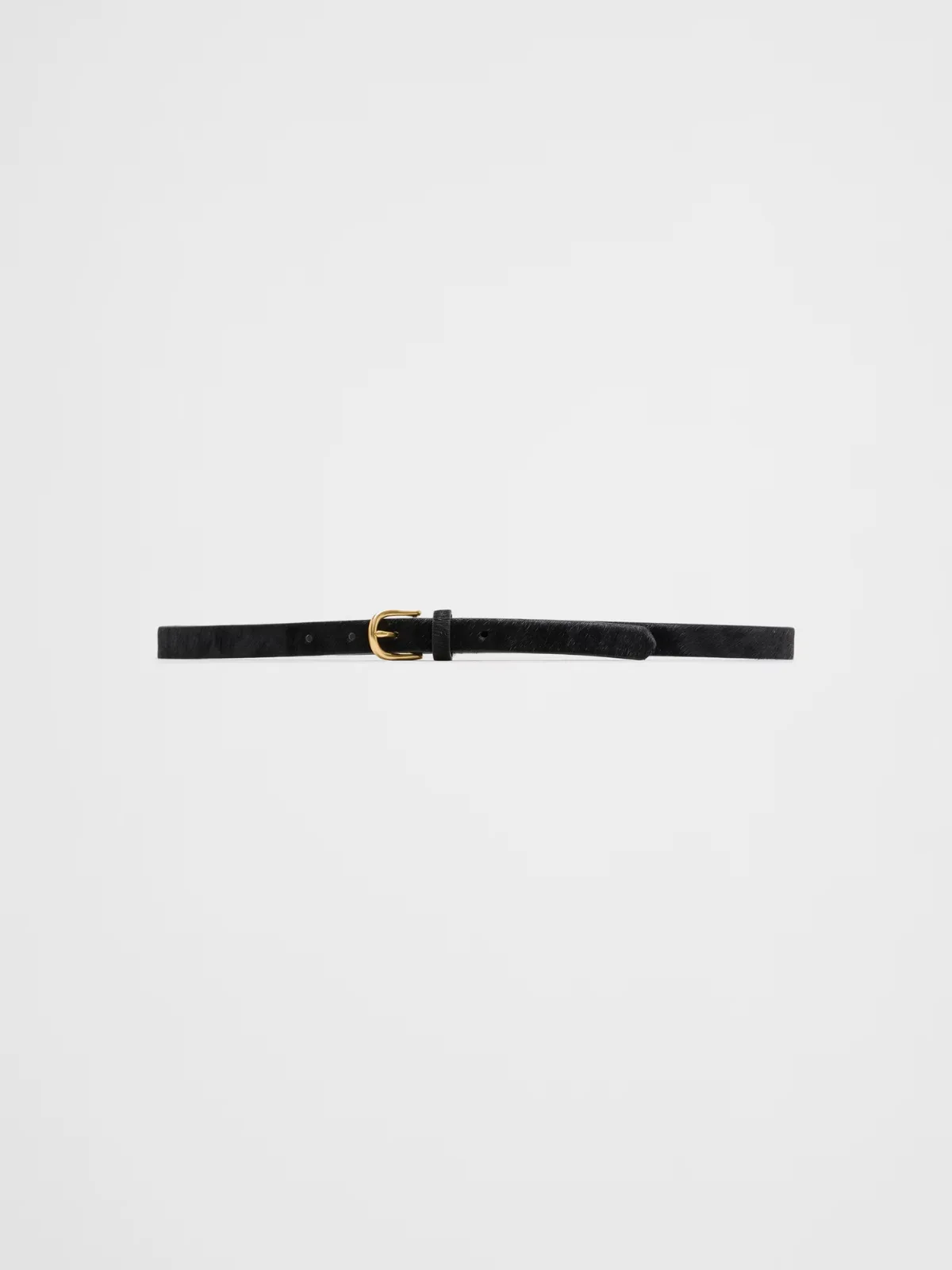 Vegan Leopard Pony Hair Skinny Belt by Banana Republic