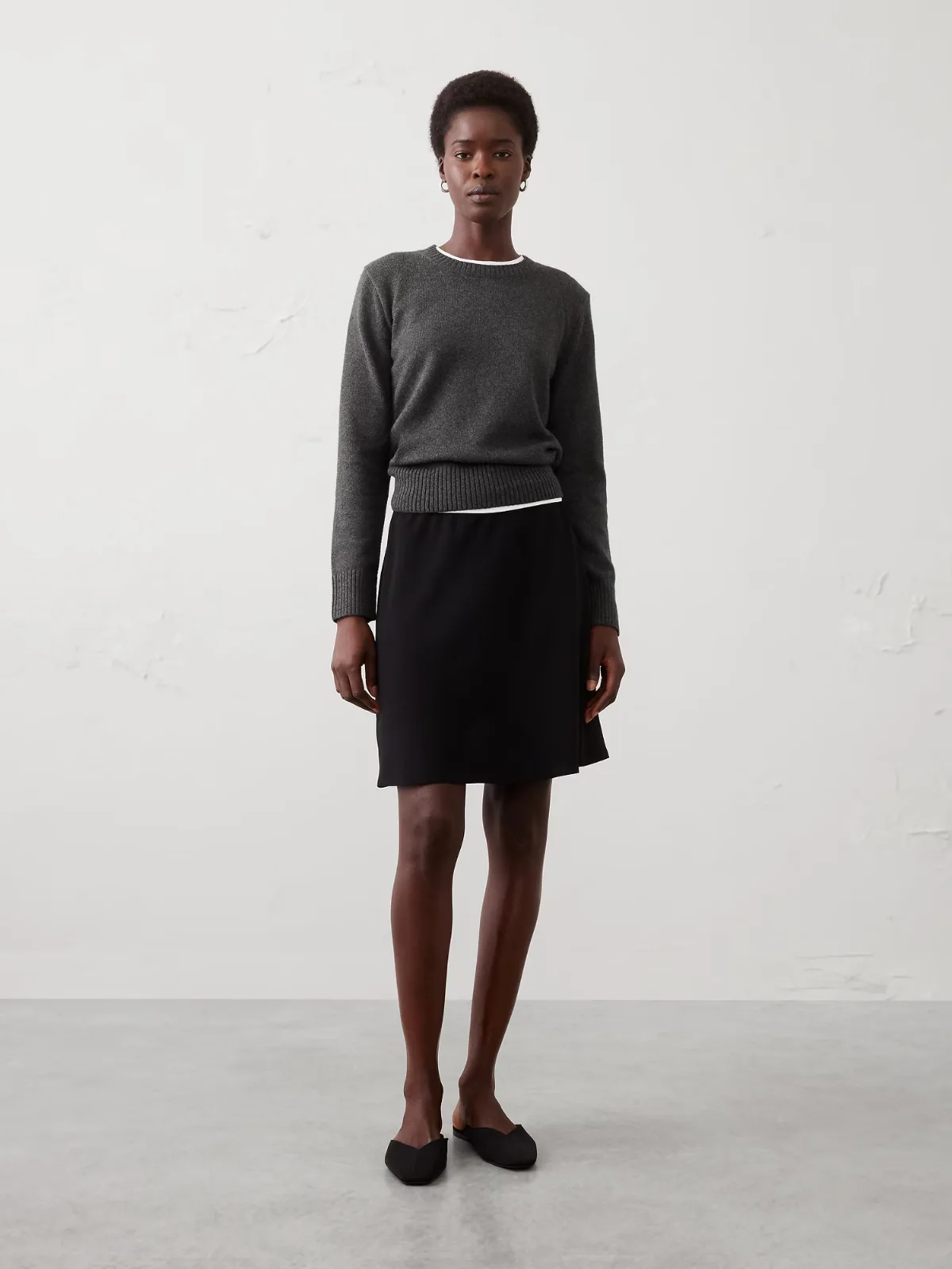Perfectly Soft Crew-Neck Sweater by Banana Republic