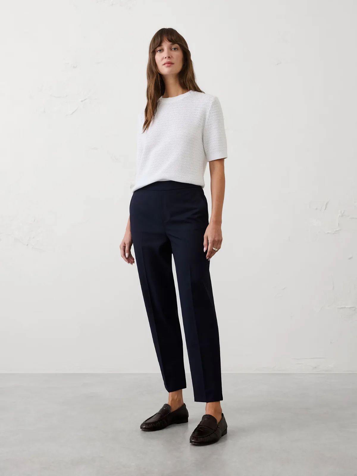 Hayden Sculpted Stretch Tapered-Leg High-Rise Pant