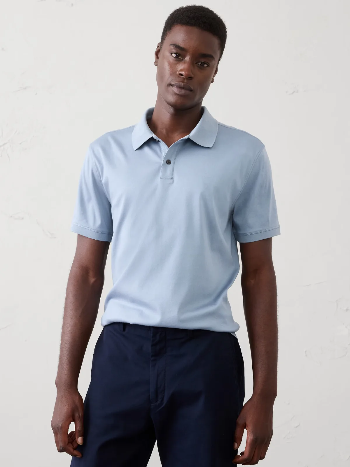 Standard-Fit Luxe Touch Polo by Banana Republic
