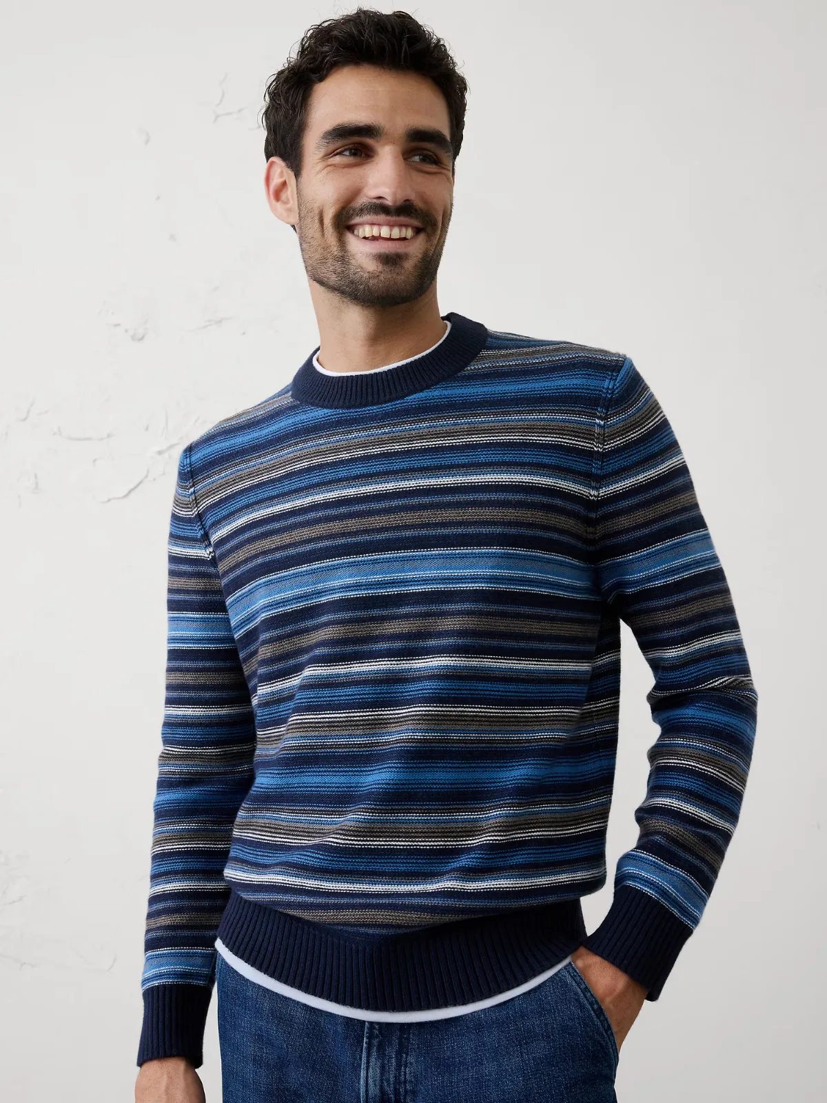 Lofty Striped Sweater by Banana Republic
