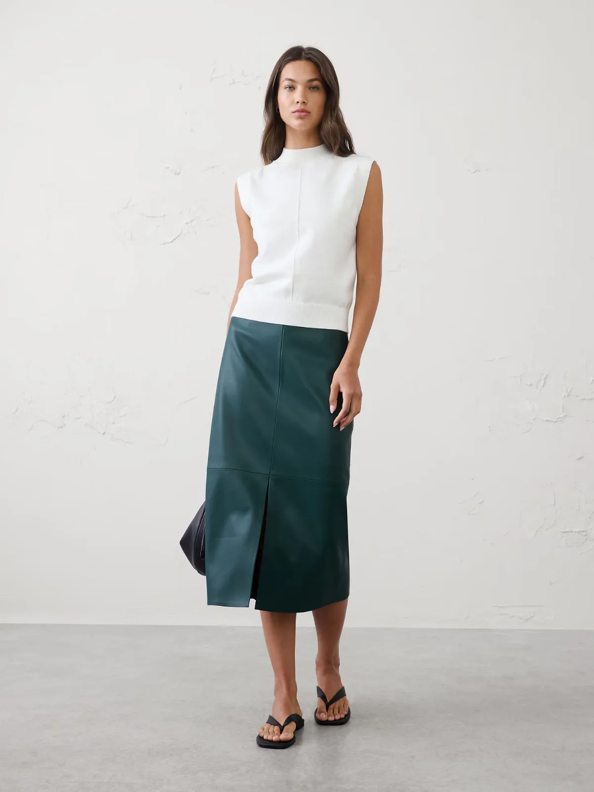 Mockneck Shell Sweater