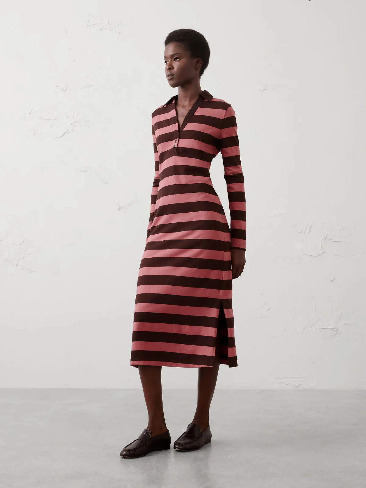 Polo Knit Midi Dress by Banana Republic