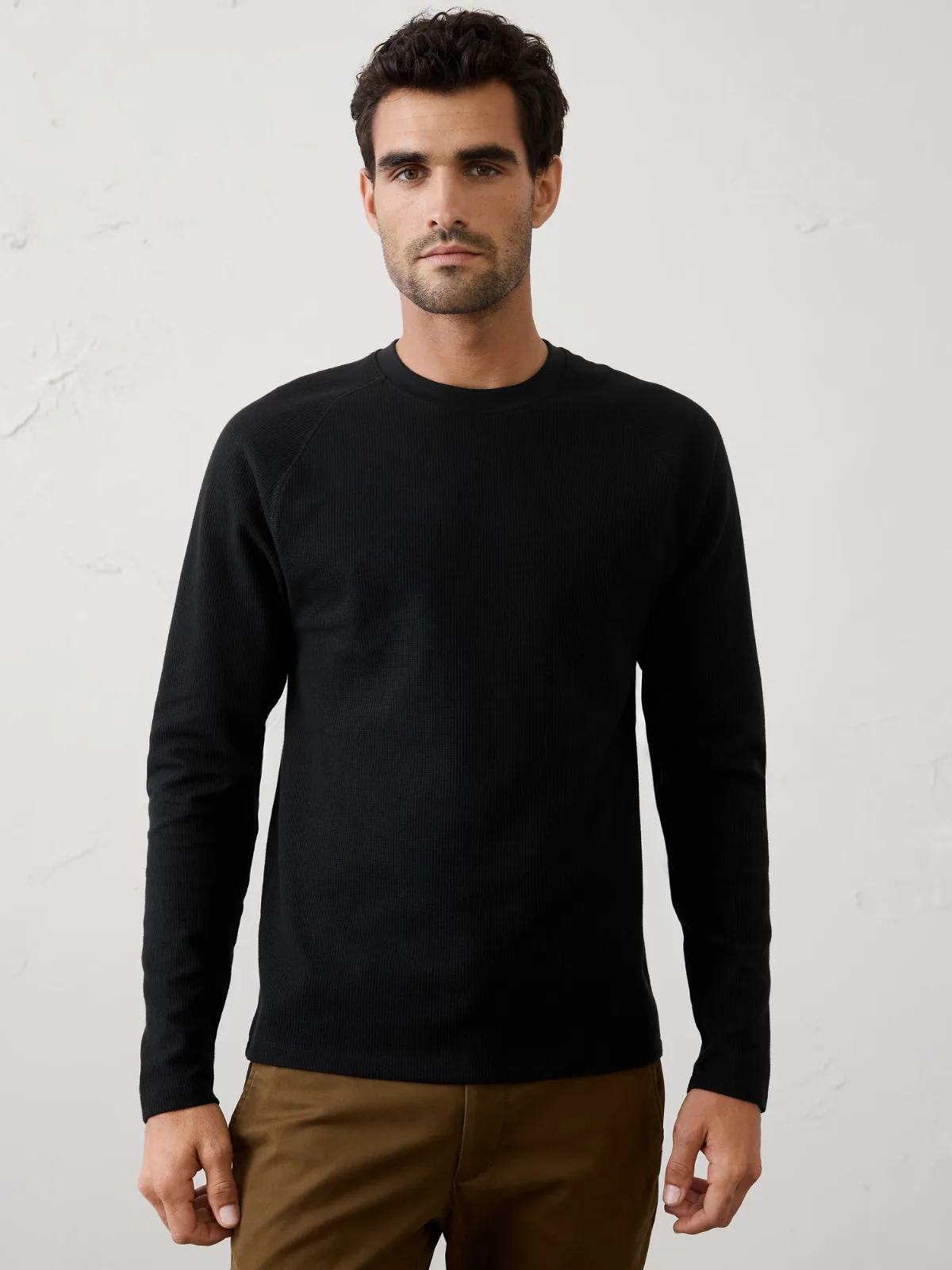 Waffle Crew-Neck Shirt