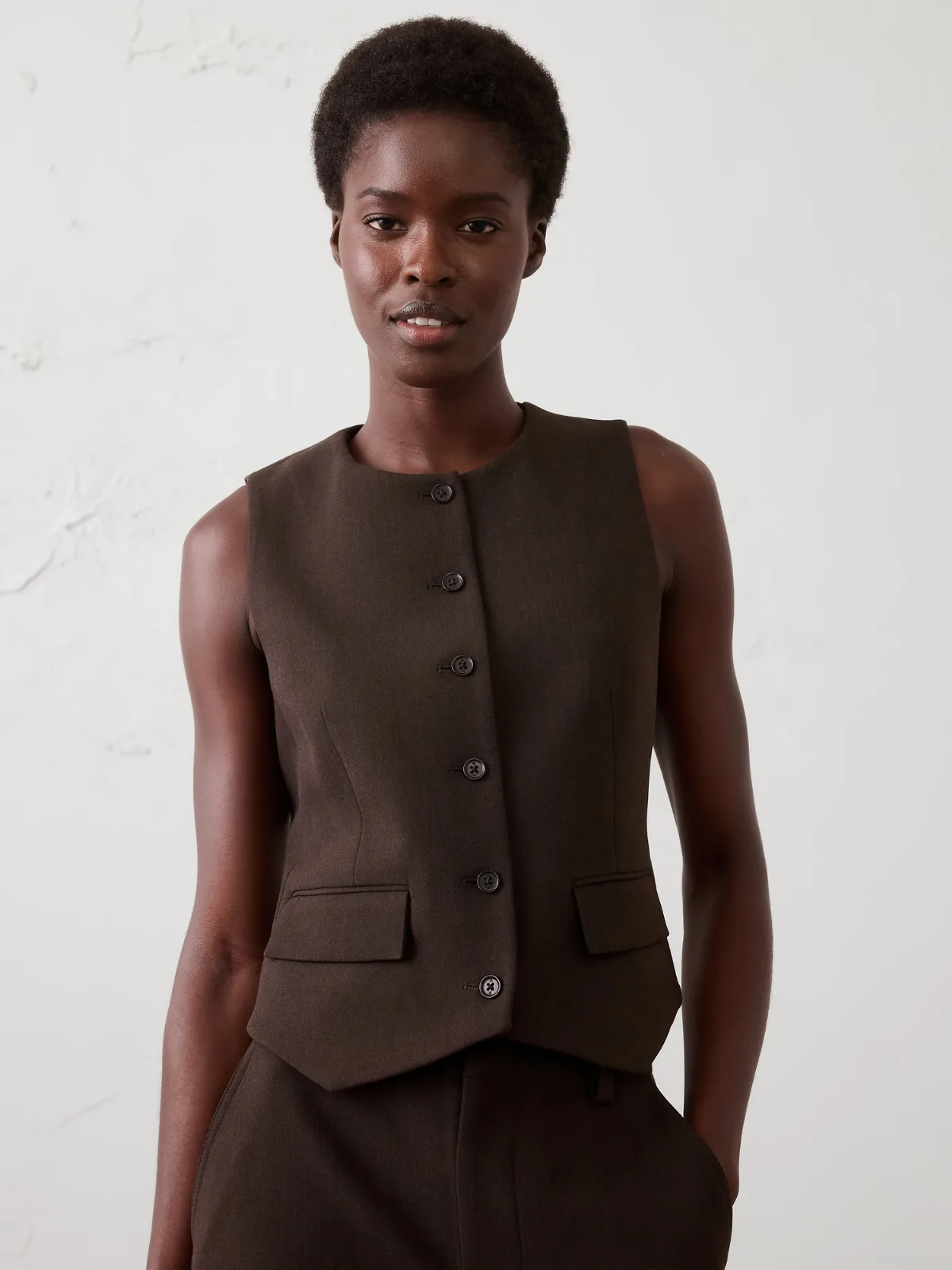 Doubleweave Vest by Banana Republic