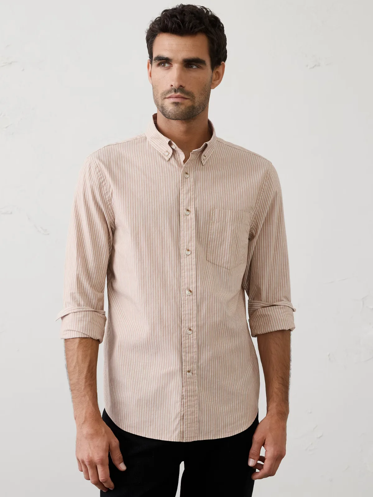 Slim-Fit Softwash Cotton Shirt by Banana Republic