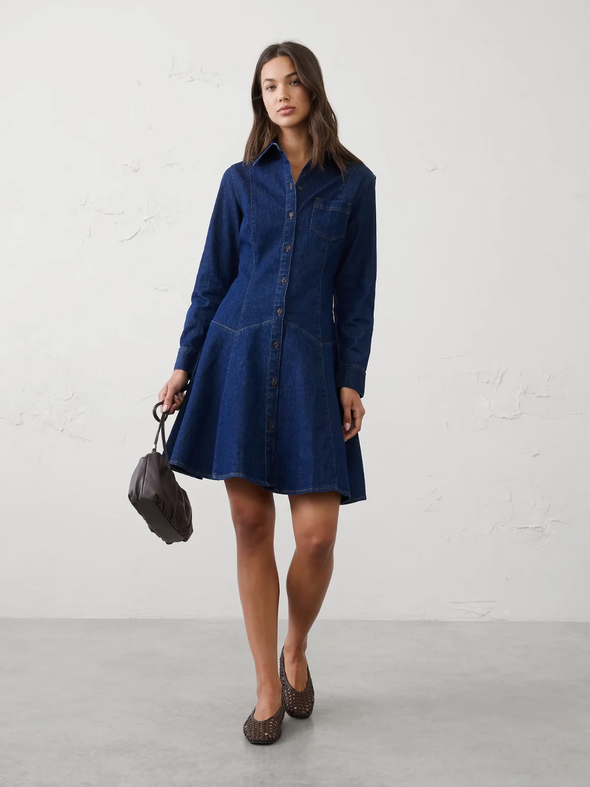 Denim Above-Knee Dress by Banana Republic