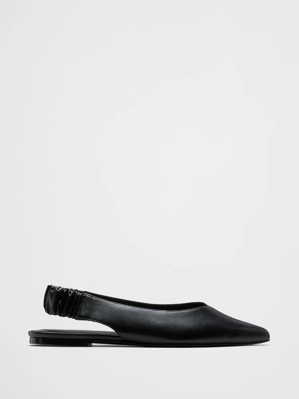 Vegan Leather Pointed Slingback Mule by Banana Republic
