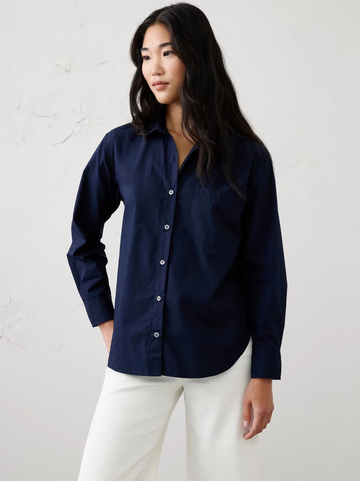 Perfect Poplin Shirt by Banana Republic