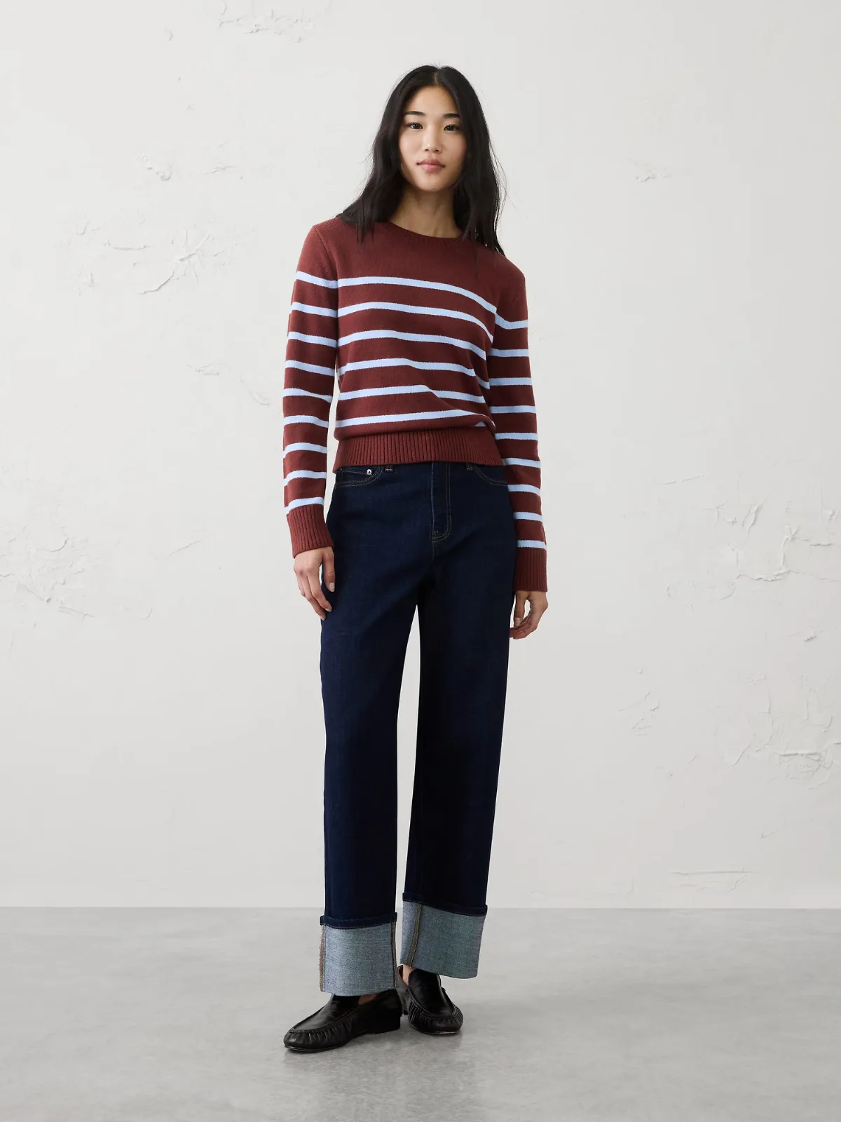 Perfectly Soft Crew-Neck Sweater by Banana Republic