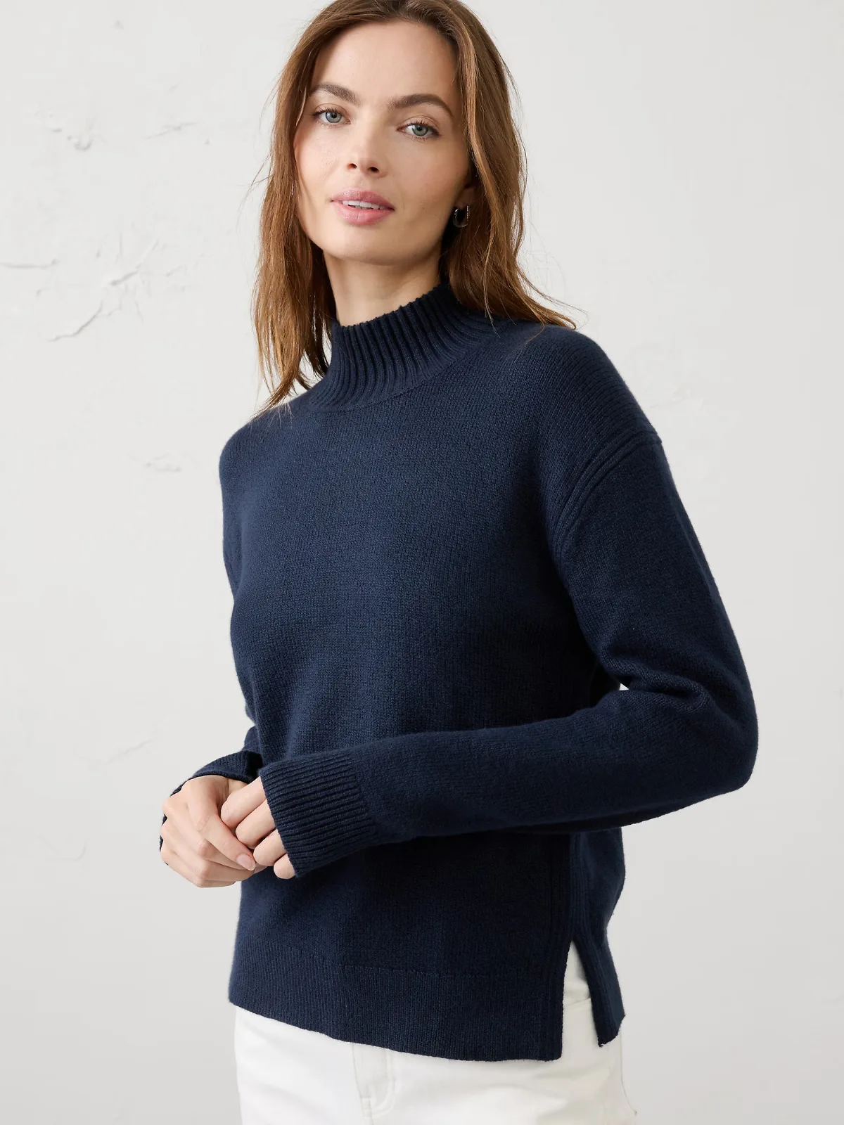 Coveted Mock-Neck Sweater by Banana Republic