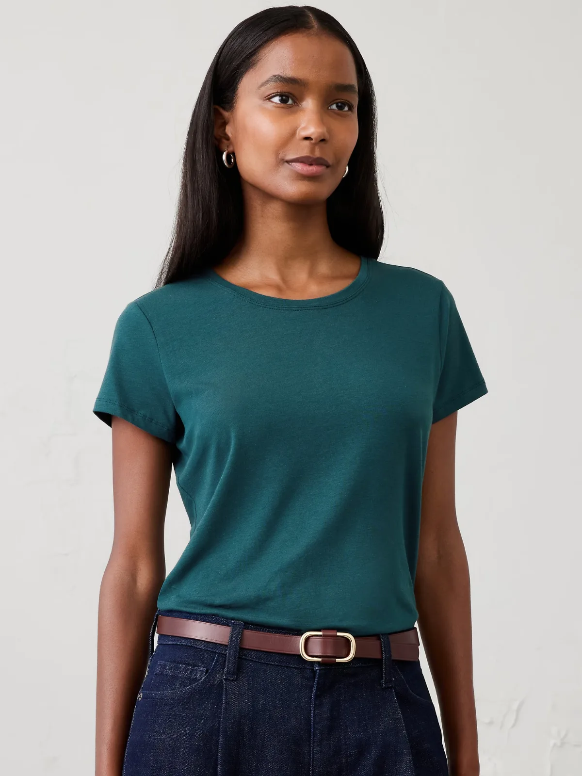 Timeless Crew-Neck T-Shirt by Banana Republic