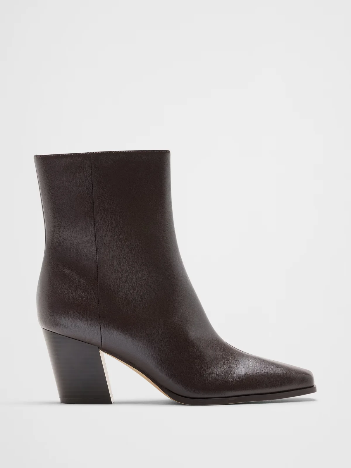 Vegan Leather Mid Shaft Bootie by Banana Republic