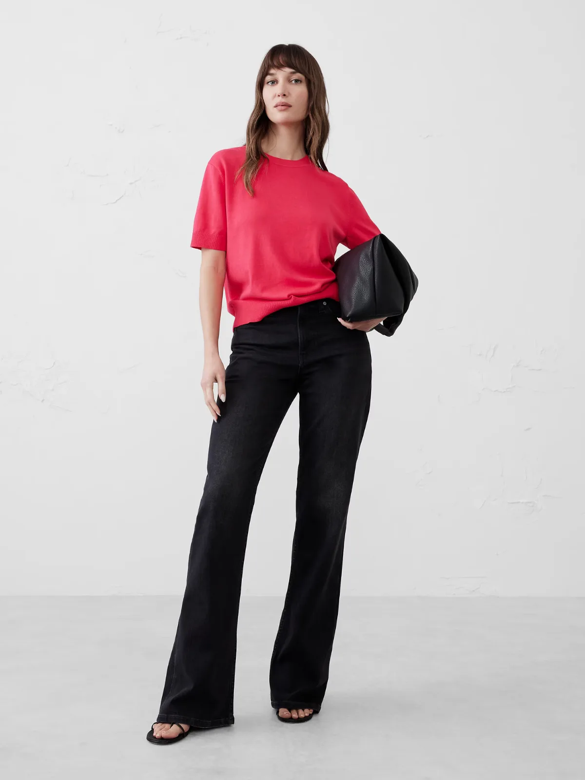 Forever Short-Sleeve Sweater by Banana Republic