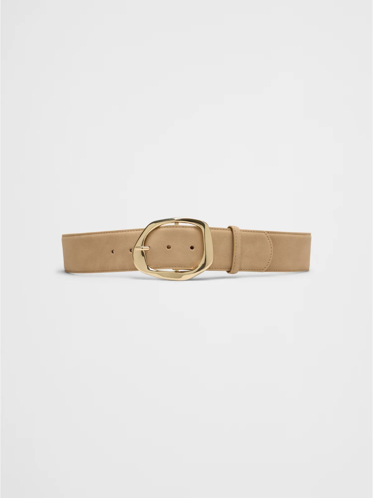 Vegan Suede Buckle Belt by Banana Republic