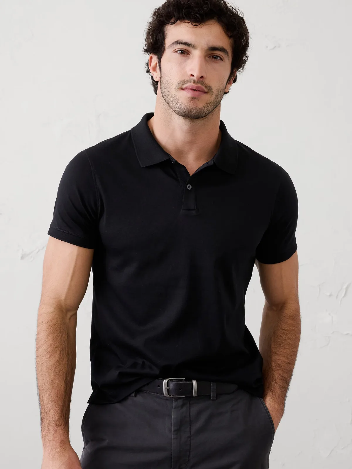 Slim Luxe Touch Polo by Banana Republic