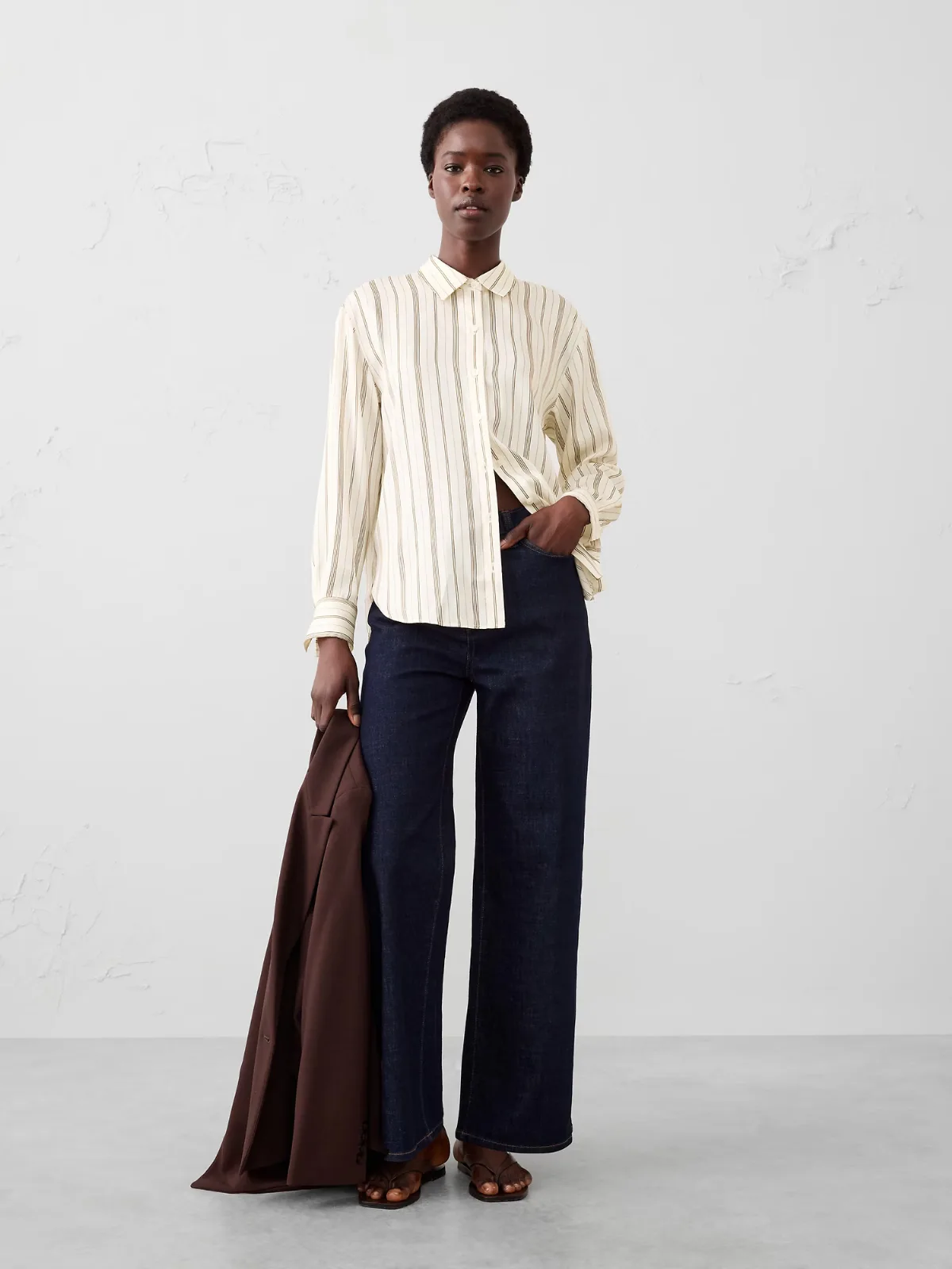 Classic Silky Shirt by Banana Republic