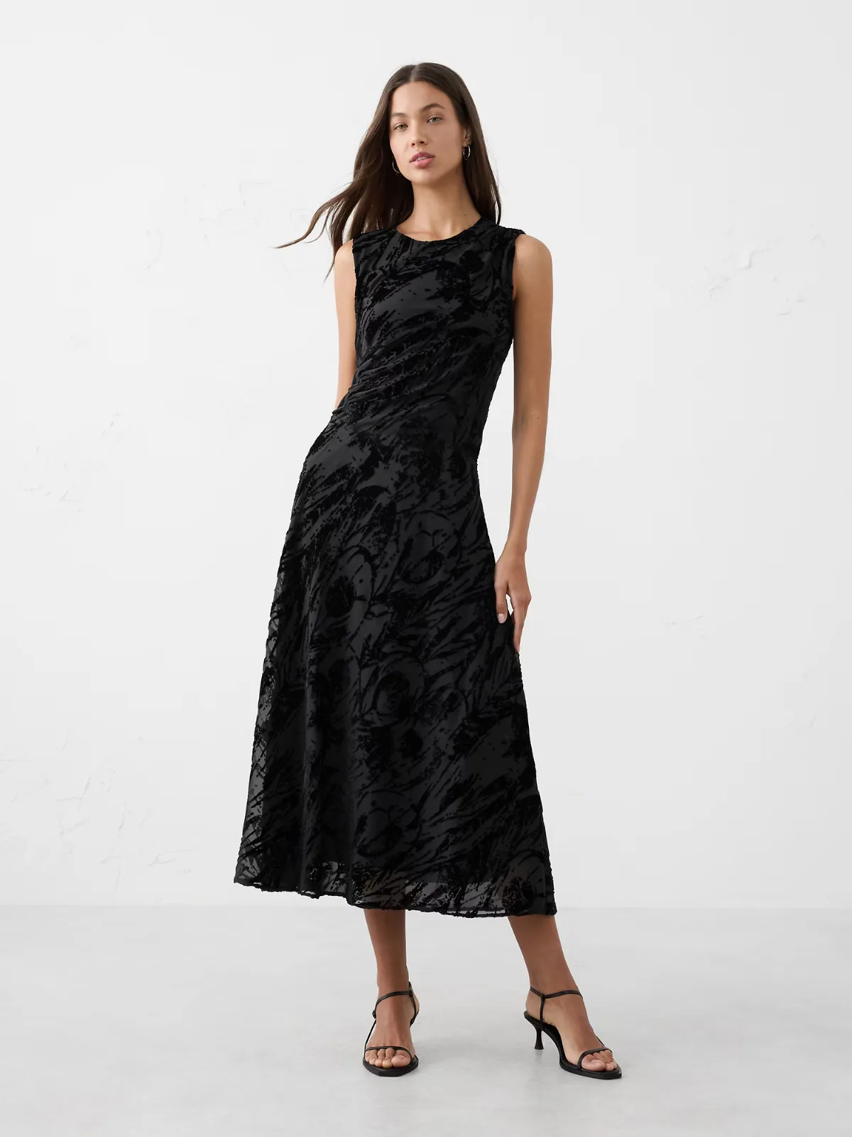 Velvet High-Neck Top by Banana Republic