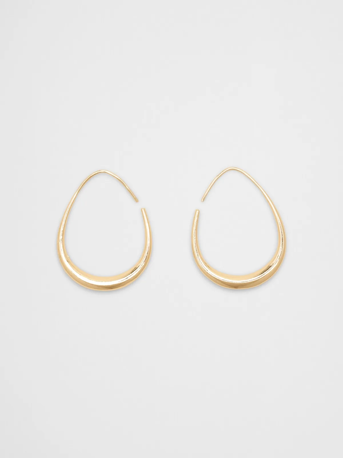 Sculptural Wire Hoop Earrings by Banana Republic