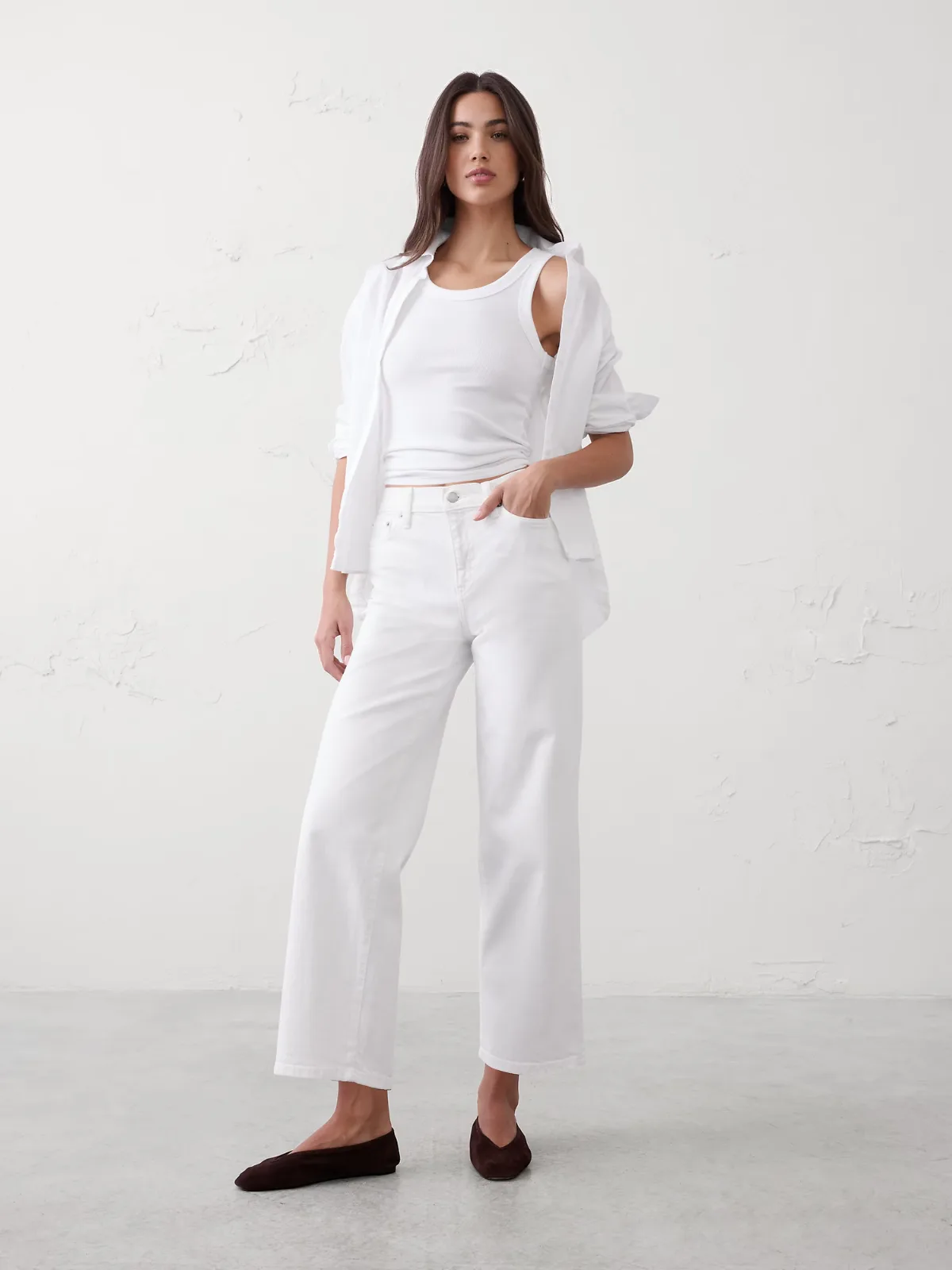 Straight High-Rise Jean by Banana Republic