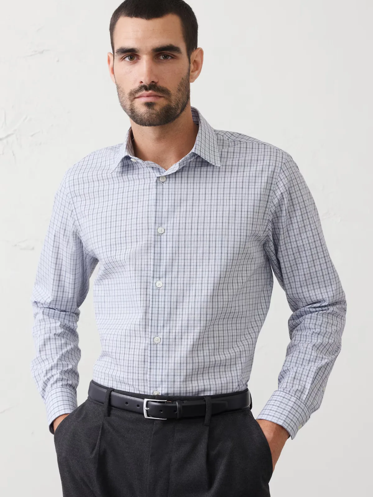 Athletic-Fit Dress Shirt by Banana Republic