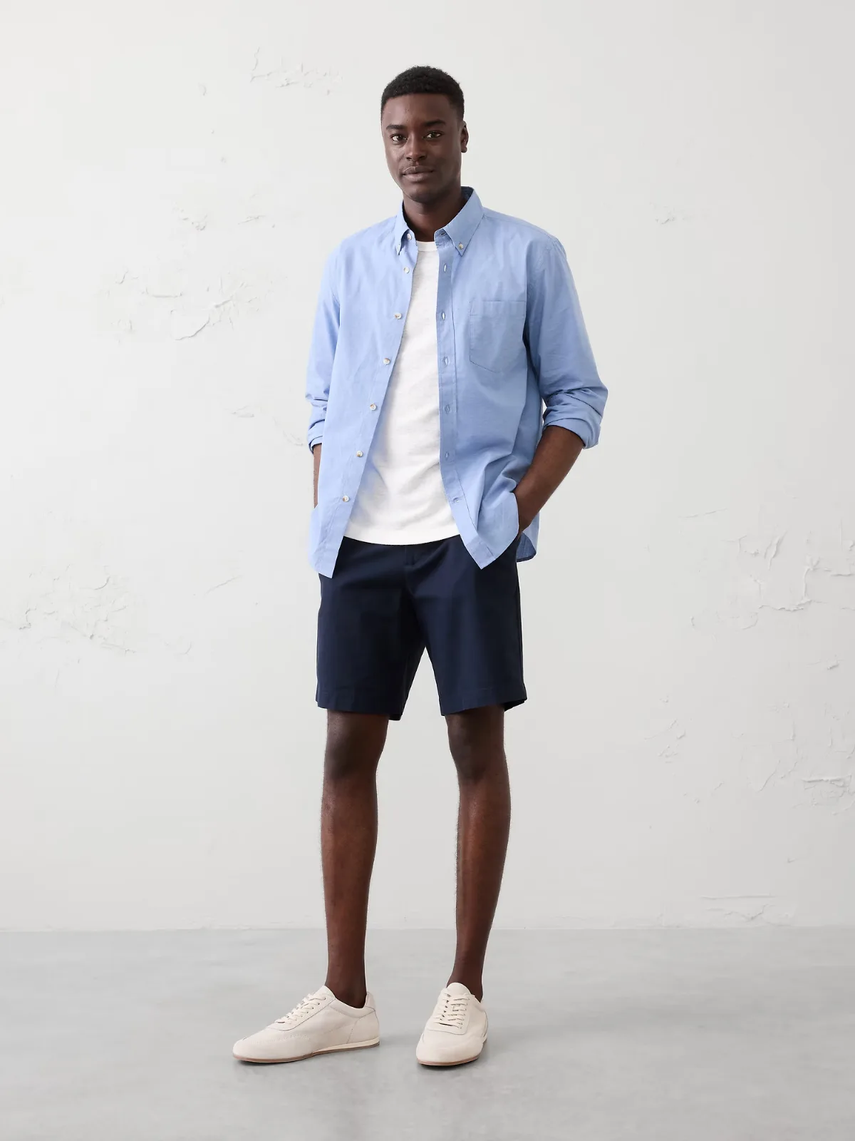 Slim-Fit Softwash Cotton Shirt by Banana Republic