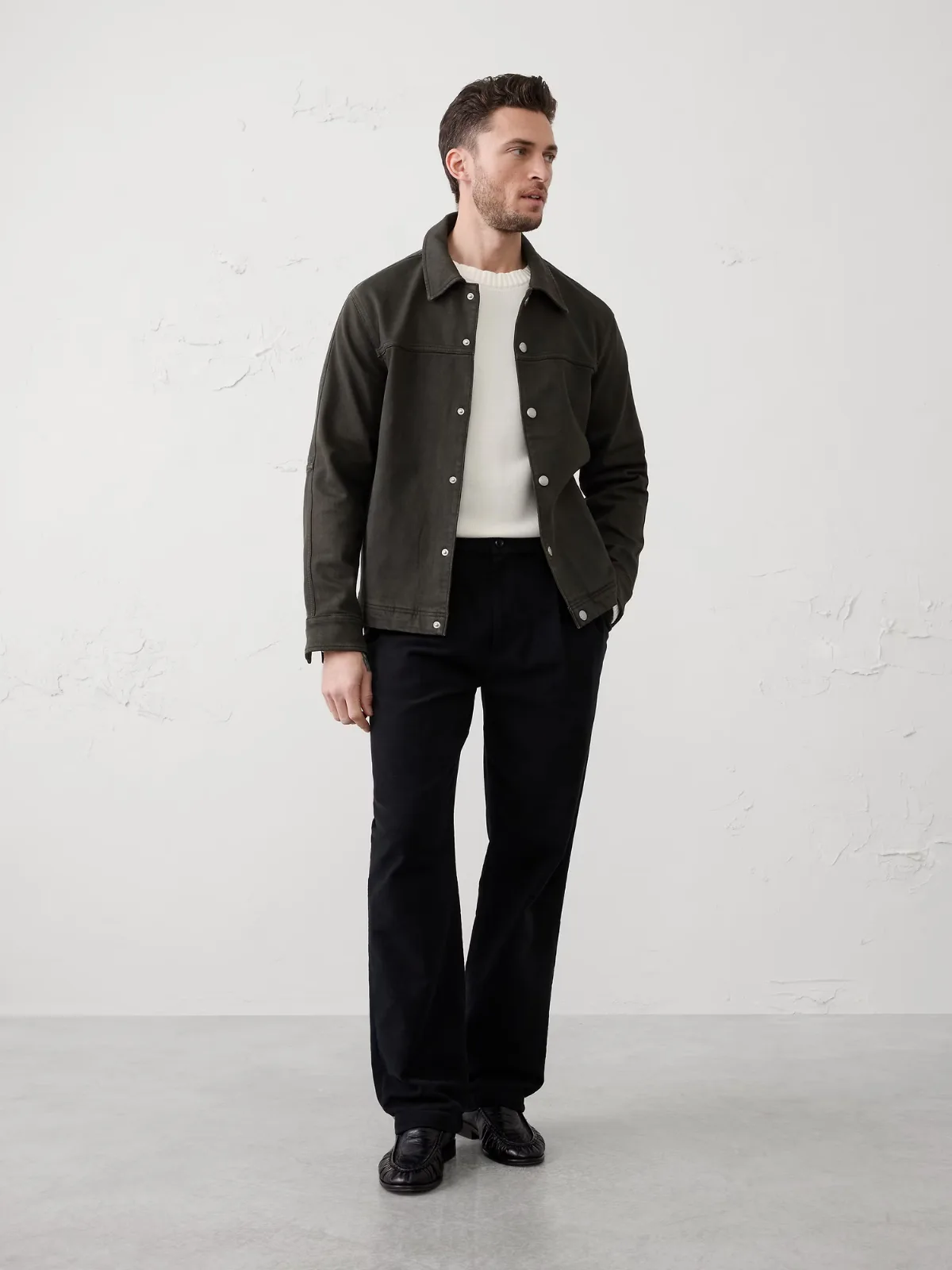 Relaxed Garment-Dyed Jacket