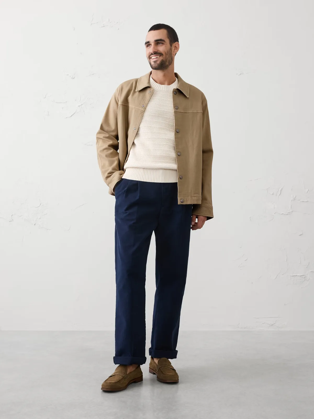 Relaxed Garment-Dyed Jacket by Banana Republic
